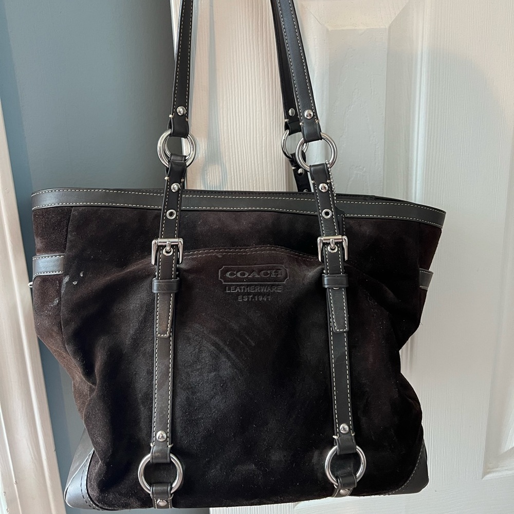 Coach bag and wrist wallet